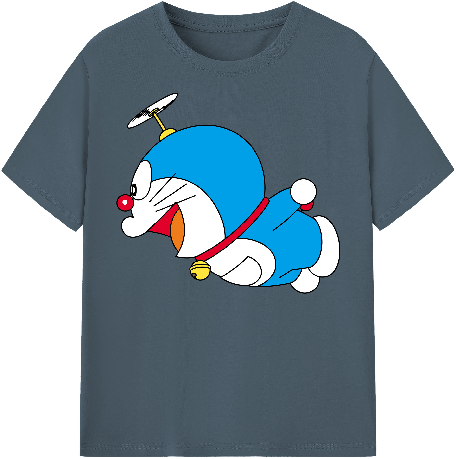 （画像用） ドラえもん Doraemon 綿100％半袖Tシャツ（フロントプリント）
